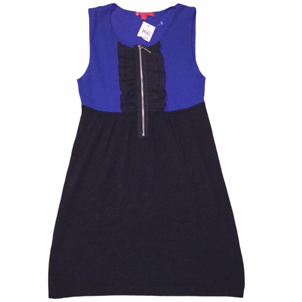 NWT Y2K Stretch Knit Colorblock Dress